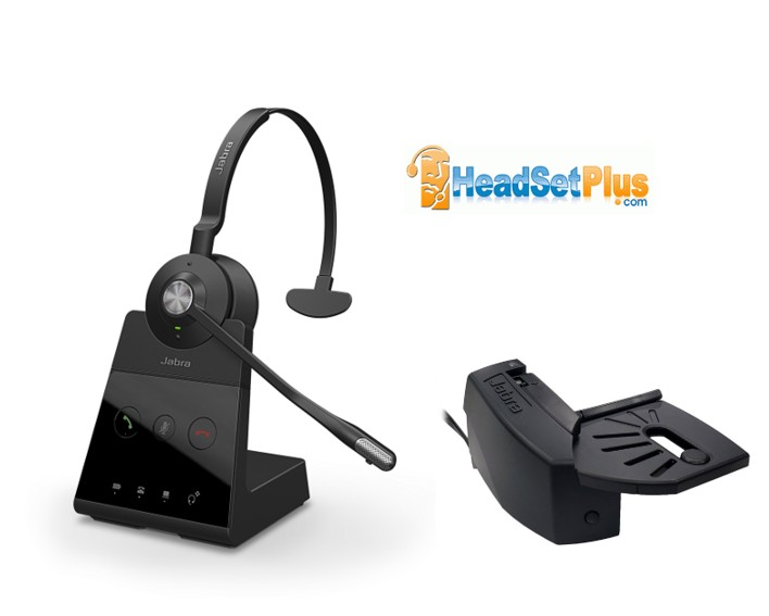 jabra engage 65 se mono+gn1000 wireless headset w/remote answer view